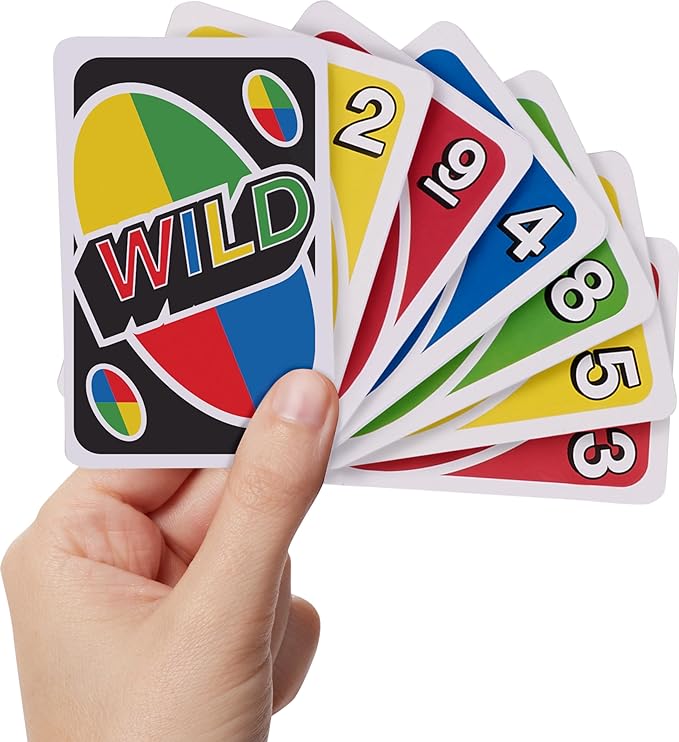 Mattel Games UNO Card Game for Family Night with Cards Specially Designed for Left-Handed Players in Collectible Tin Box