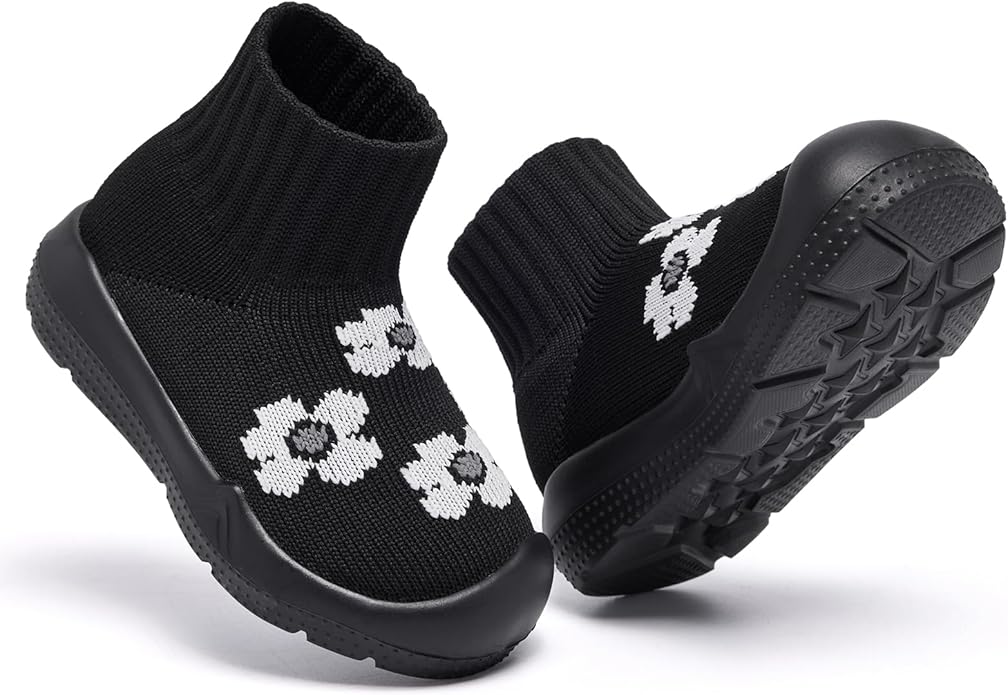 MORENDL Toddler Sock Shoes Baby Walking Shoes Infant Slippers Boys & Girls Non-Slip Sneakers