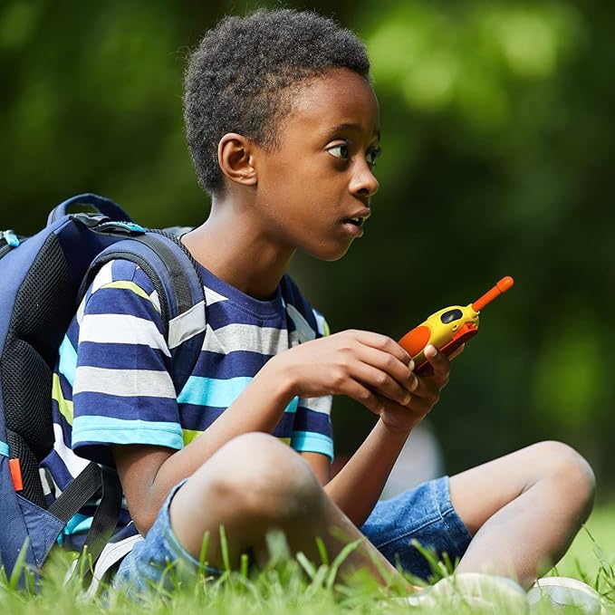 Walkie Talkies for Kids Rechargeable 3 Pack Walkie Talkies, Long Range 22 Channels 2 Way Radio Kids Birthday Toy Gift for 3-12 Year Old Boys Girls Outdoor Adventures Camping Hiking