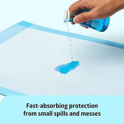 Medline Chucks Pads, Disposable Changing Pads for Baby, 17x24, 300 Count, Chucks Pads, Pee Pads, Disposable Underpads for Incontinence, Diaper Pads, Pee Pads for Babies