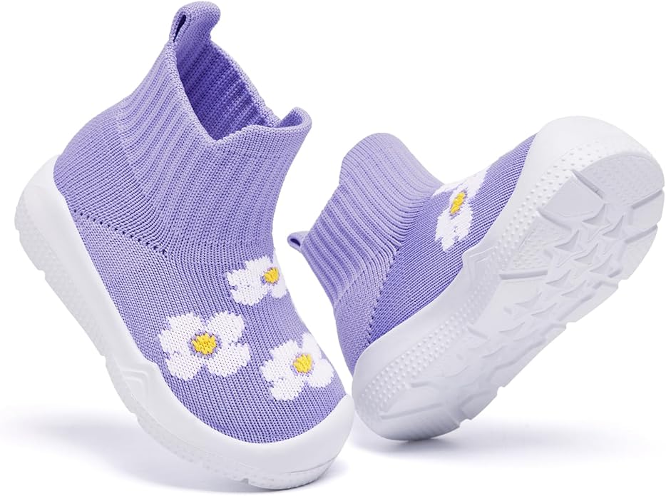 MORENDL Toddler Sock Shoes Baby Walking Shoes Infant Slippers Boys & Girls Non-Slip Sneakers