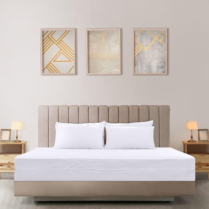 Utopia Bedding Zippered Mattress Encasement King Size (Pack of 10), 100% Waterproof, Dust Mite and Bed Bug Proof Mattress Protector, Absorbent 6-Sided Mattress Cover