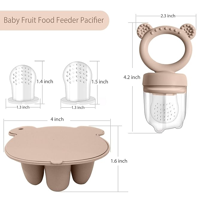 Frozen Breastmilk Teether & Baby Food Feeder Tray - Teething and Feeding