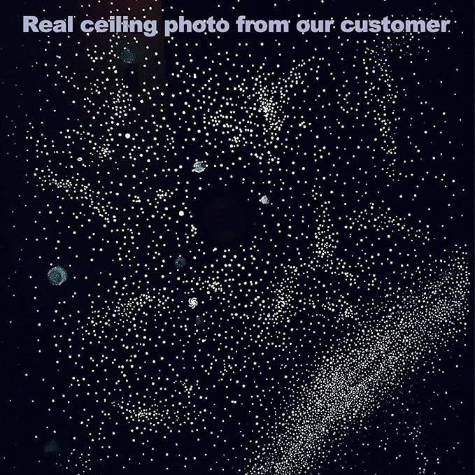 Glow in The Dark Stars Decals Decor for Ceiling 633 Pcs Realistic 3D Stickers Starry Sky Shining Decoration Perfect for Kids Bedroom Bedding Room Gifts