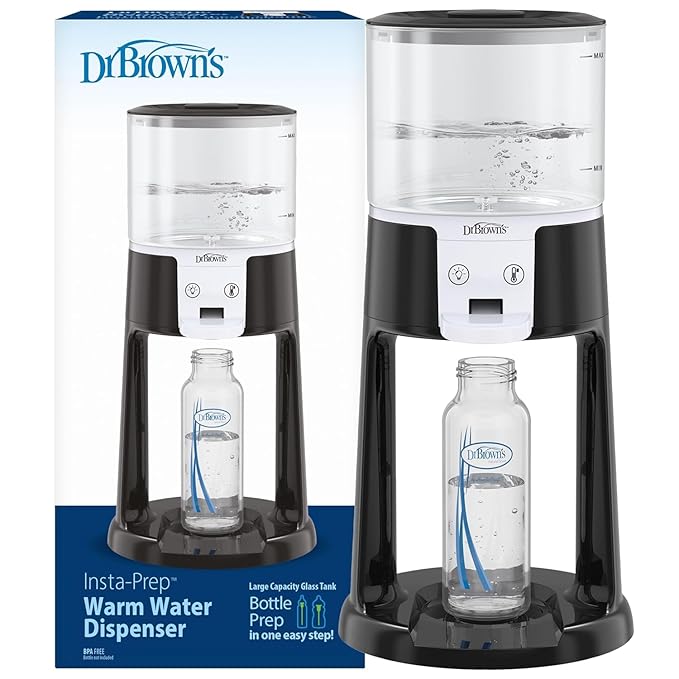 Dr. Brown's Insta-Prep Warm Water Dispenser with Baby Formula Dispenser, Pink