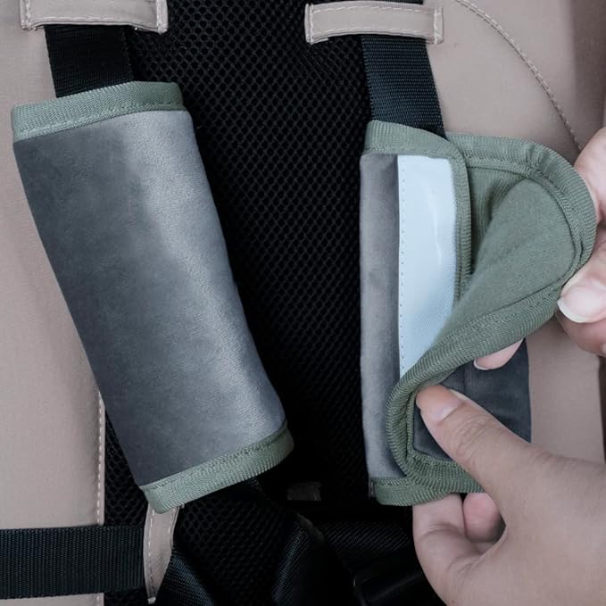 COOLBEBE Upgraded 3-in-1 Babybody Support & Strap Covers Set for Newborn Infant - Extra Soft Car Seat Insert Cushion Pad, Perfect for Carseats, Strollers, Swing