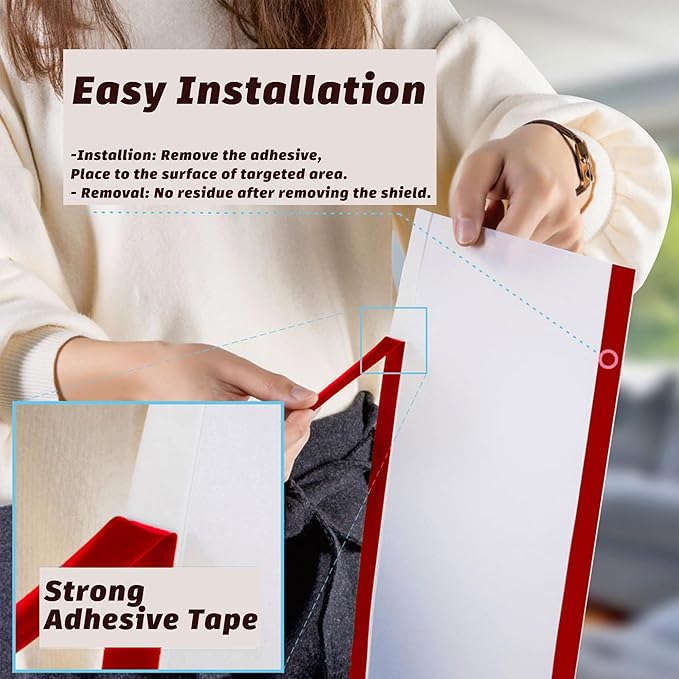 4PCS Baby Proofing Door Finger Pinch Guard Clear Door Jam Shield for Child Safety Finger Pinch Protector Hinge Protectors for Kids/Pet