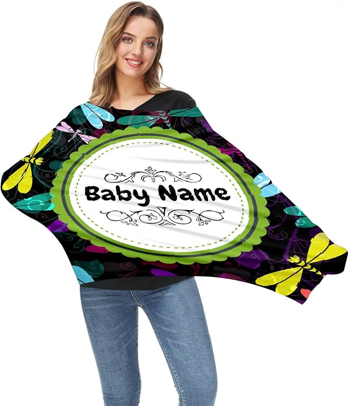 Baby Car Seat Stroller Cover Nursing Cover New Mom Breastfeeding Scarf Soft Stretchy Infant Carrier Cover Car Canopy Coverage