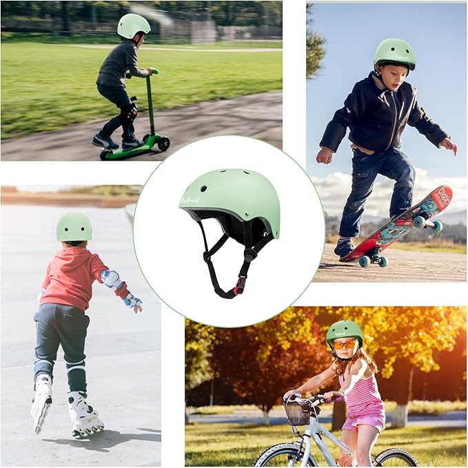Kids Helmet, Toddler Adjustable Kids Ages 3-8 Years Old Boys Girls Multi-Sports Safety