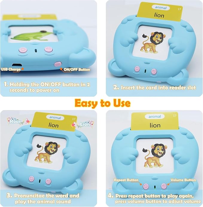 MAYAPHILOS Arabic and English Speaking Flash Cards with 510 Sight Words, Learn Arabic for Kids, Audible Pocket Speech Early Educational Toys for Toddlers 2 3 4 5 6 Years Old
