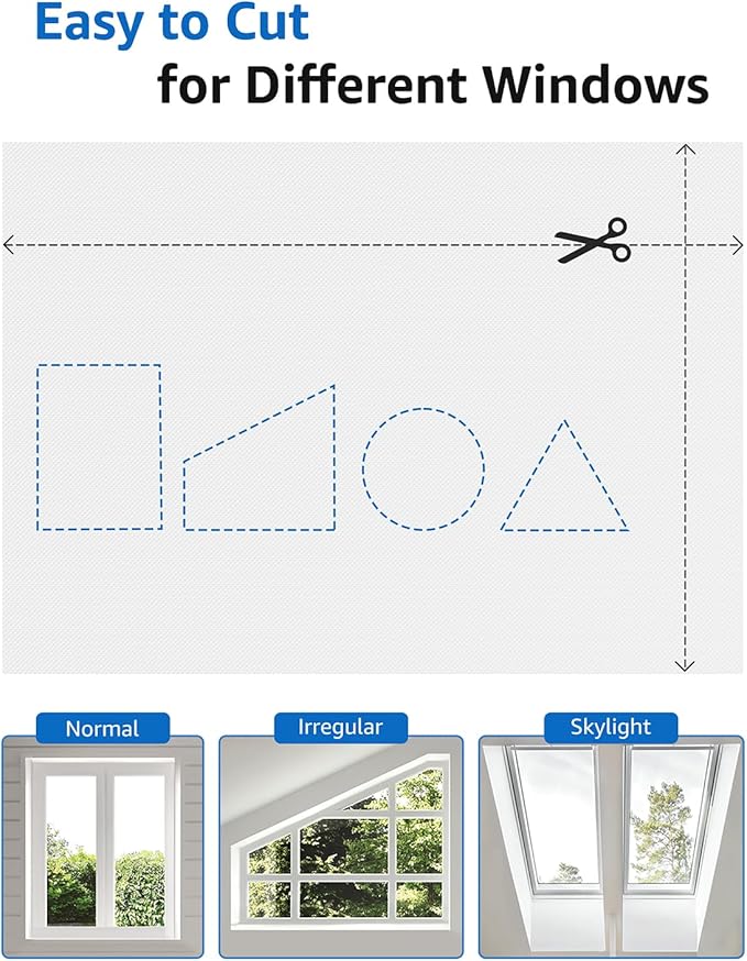 Sumobaby Blackout Curtains for Bedroom 47"x48" Portable No Drill Black Out Window Cover with Upgraded Hook&Loop Tapes,100% Blackout Shades,Thermal Insulated Blinds for Bedroom,Nursery(1 Panel,White)