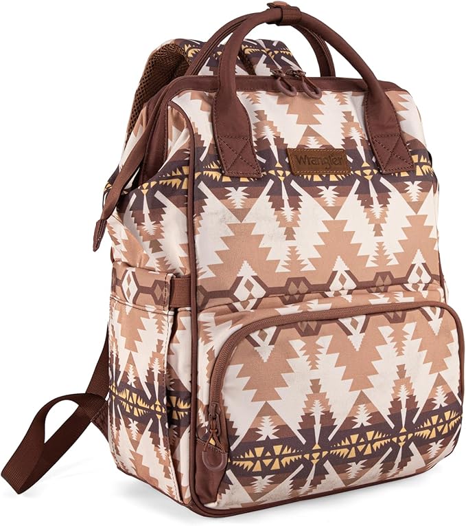 Wrangler Callie Diaper Bag Backpack with Stroller Straps Multifunction Baby Travel Bag WG2210-9110TN