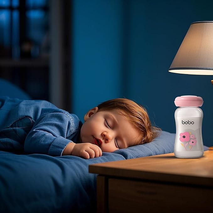 YOHKOH Glass Breast Milk Storage Bottles - 100% Leak-Proof, BPA-Free Breastmilk Storage Containers, Freezer & Dishwasher Safe, Ideal for Nursing Mothers (Red, 5.4oz (Pack of 4))