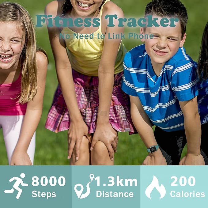 Kids Watches for Girls Boys Digital Sport Watch with Step Counter Pedometer Vibration Alarm Clock, No App Waterproof Fitness Tracker Kids Watch Boys Girls Teens Students Ages 5-16