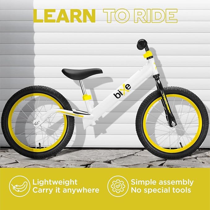 Balance Bike: for Big Kids Aged 4, 5, 6, 7, 8 and 9 Years Old - No Pedal Sport Training Bicycle | 16inch Wheel