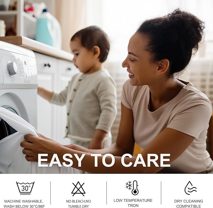 NICETOWN Bathroom Curtains 100% Blackout Window Treatments, Grommet Thermal Drapes Heat Blocking Sound Reducing Curtains for Kitchen/Bedroom, White, W52 x L54, 2 Panels