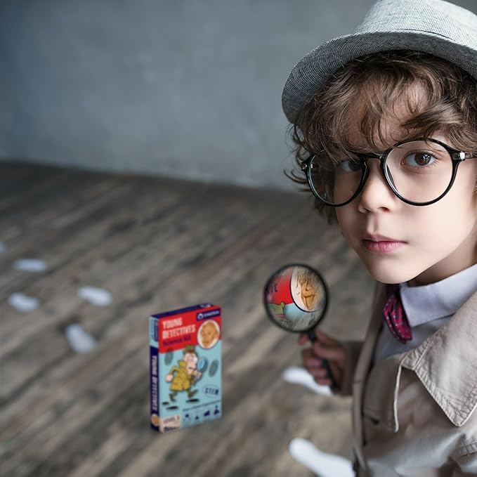 Einstein’s Young Detectives LAB Science Kit for Kids. STEM for Boys & Girls Aged 8 and Above. Exciting CSI Experiments Inside. Detailed Picture Guide Included.