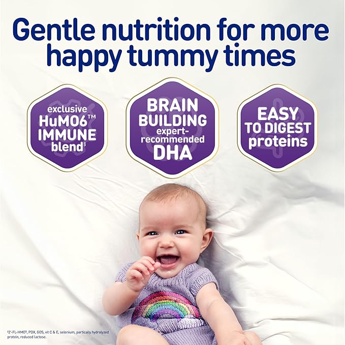 Enfamil NeuroPro Gentlease Baby Formula, Infant Formula Nutrition, Brain and Immune Support with DHA, Proven to Reduce Fussiness, Crying, Gas and Spit-up in 24 Hours, Liquid Bottle, 2 Oz, 48 Total