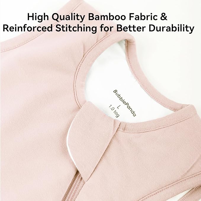 Rayon Made from Bamboo Sleep Sack 12-18 Months 1.0 Tog Ultra Soft Baby Wearable Blanket Toddler Sleep Sack for Babies Unisex Girl Boy 2-Way Zipper Baby Sleeping Bag Breathable Lightweight Large