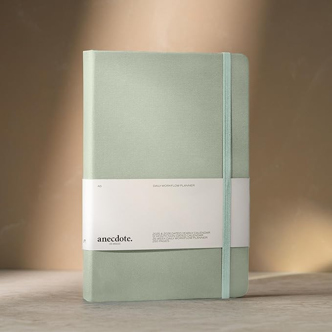Anecdote 2026 Planner: A Monthly, Weekly & Daily Planner 2026 for Planning Your Success - A5 Size Hardcover Start Anytime and Achieve your Goals - Dutch Blue