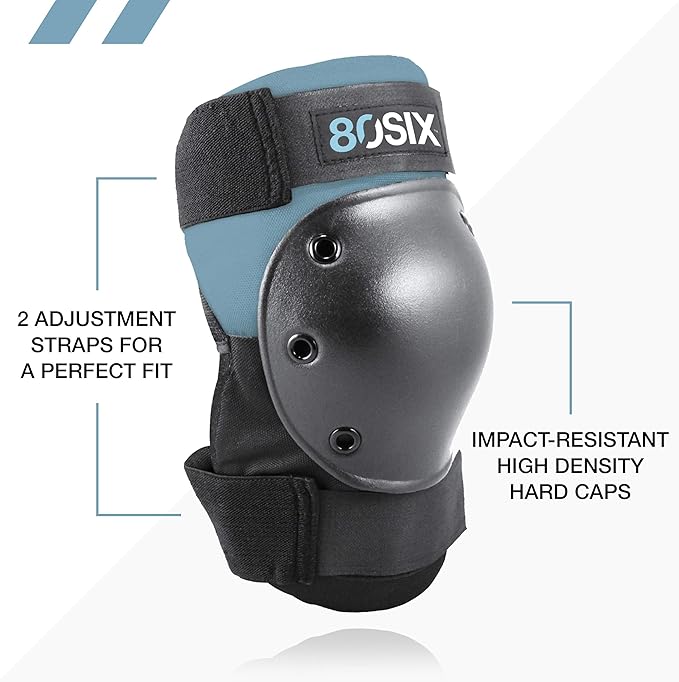 80Six Kids Multi-Sport Pad Set with Wristguards, Elbow Pads, and Knee Pads, Designed by Industry Leading Brand Triple 8