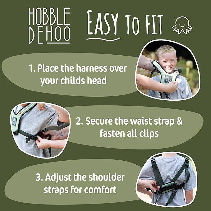 Hobbledehoo Safety Harness For Kids & Toddlers Aged 2-7 Years, Child Harness For Walking & Play Autism Safety Awareness