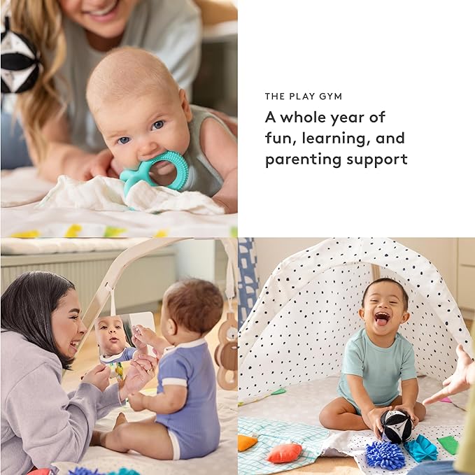 LOVEVERY | The Play Gym | Award Winning For Baby , Stage-Based Developmental Activity Gym & Play Mat for Baby to Toddler