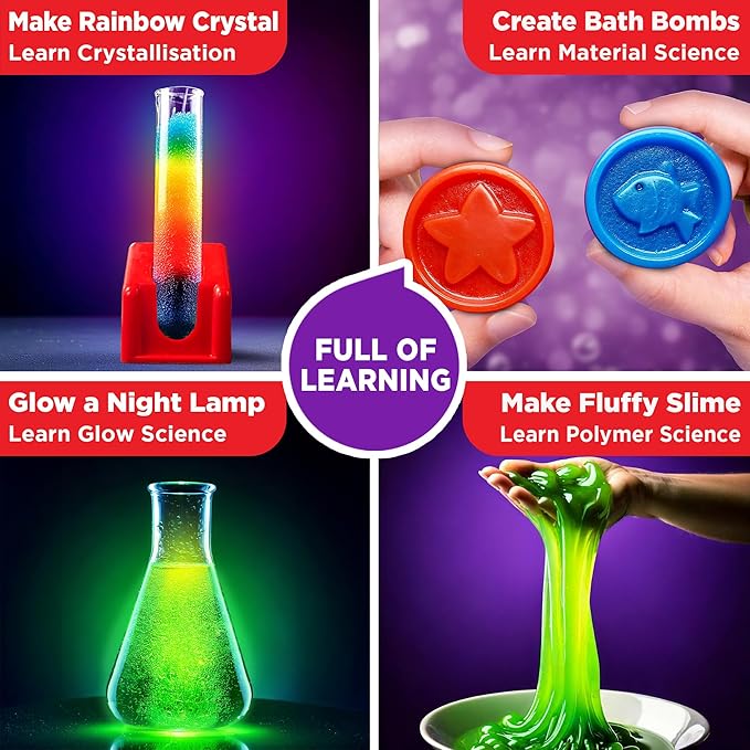 Doctor Jupiter Ultimate Science Kit, Chemistry Set for Kids Ages 8-10-12-14 | Birthday Gift Ideas for Boys & Girls 8,9,10+ Years Old| STEM Toy with 135+ Experiments| Learning & Educational Projects
