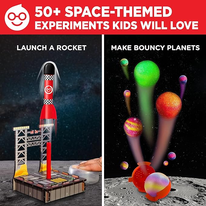 Doctor Jupiter Space Science Toy, Crafts Kit for Kids | Birthday Gifts for Boys 8+ Years Old | STEM Toy with 50+ Experiments | Learning & Educational Kits, Planet Toys