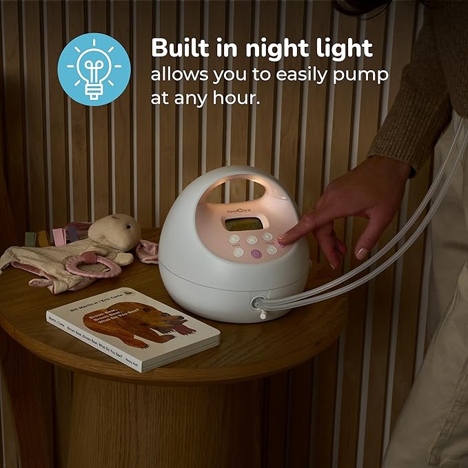 Spectra Baby S2 Plus Premier Electric Breast Pump with Grey Tote Premium Accessory Kit - 24 mm