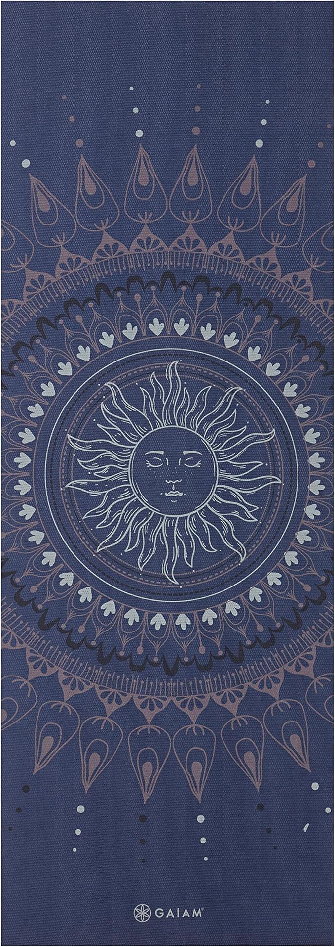 Gaiam Yoga Mat - Premium 6mm Print Extra Thick Non Slip Exercise & Fitness Mat for All Types of Yoga, Pilates & Floor Workouts (68"L x 24"W x 6mm Thick)