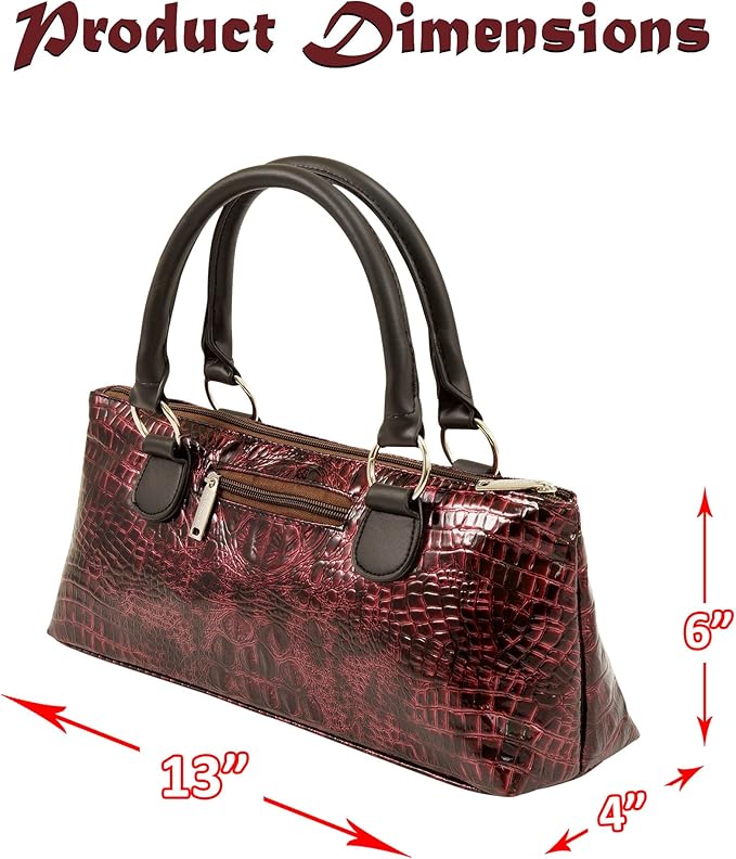 Wine Clutch Bag (Thermal Insulated) Trendy Women’s Carry Tote | Holds Red & White 750mL Bottles | Trendy Fashion | Incl. Portable Waiter-Style Corkscrew