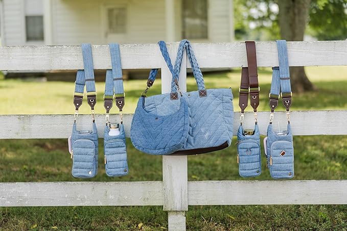 WanderFull® Original HydroBag® Collection, Water Bottle Holder w/Strap & Phone Pocket, Hands-Free Crossbody Water Bottle Bag