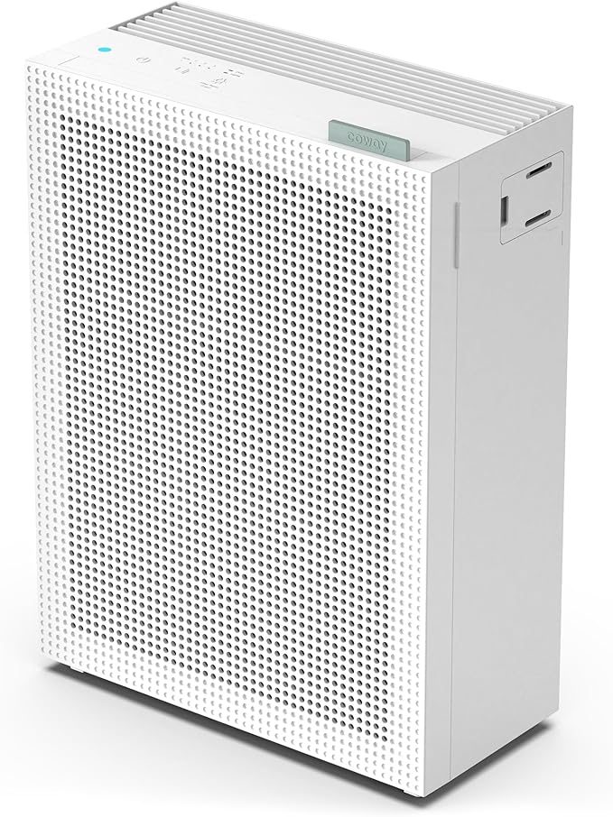 COWAY Air Purifiers for Home Bedroom up to 1,035ft² with Washable Filter, True HEPA Filter for Smoke, Pollen, Dander, Smell Air Purifier with Air Quality Monitor, Auto Mode, 3yr Warranty, 150, White
