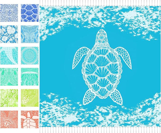 Oversized Turkish Beach Towel Blanket XXL Cotton Sandproof Towels Boho Woven Extra Large Big Sand Free Giant Throw Thick Blankets Huge Quilt XL Picnic Camping Necessities Cloud For Adult Gifts
