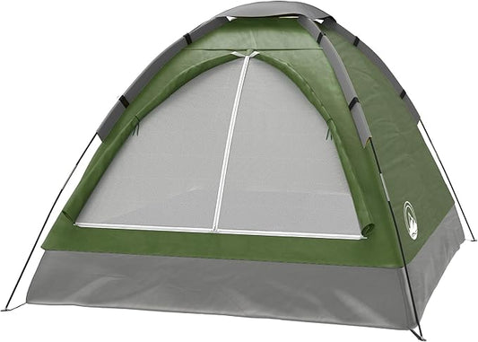 2-Person Dome Tent – Easy Set Up Shelter with Rain Fly and Carrying Bag for Camping