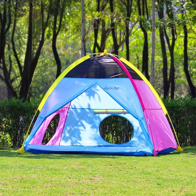 NARMAY® Play Tent Easy Joy Dome Tent for Kids Indoor/Outdoor Fun - 60 x 60 x 44 inch