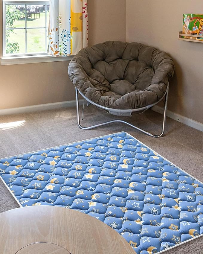 Premium Foam Baby Play Mat 79" X 71", Extra Large Activity Playmats for Babies,Toddlers, Infants, Soft Thicker Sponge Baby Mat for Floor, Play & Tummy Time, Machine Washable for Easy Care
