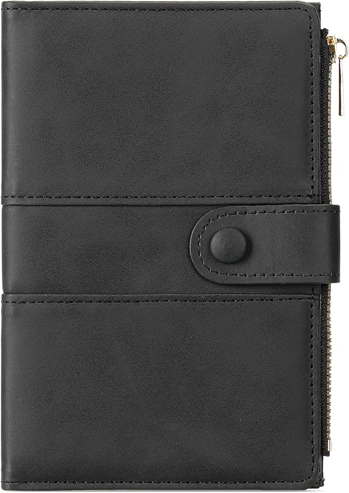 Passport Holder for Travel Rfid Passport Wallet for Women Men with Zipper Pocket Pen Sim Card Holders Slim Travel Accessories