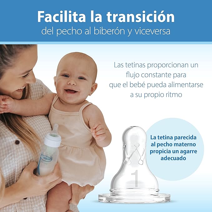 Dr. Brown's Natural Flow Anti-Colic Options+ Narrow Baby Bottle Gift Set with Advantage Pacifier, and Bottle Travel Caps