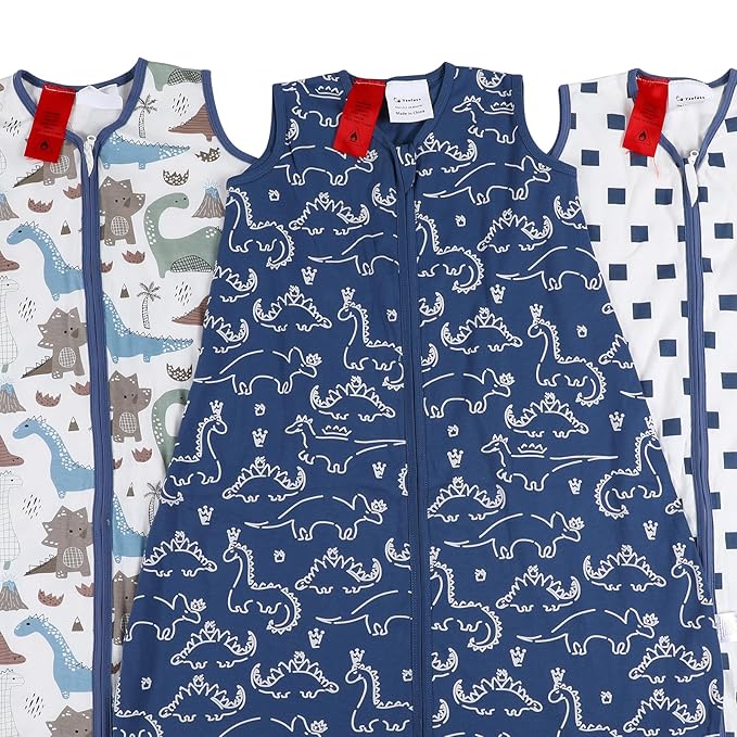Yoofoss Baby Sleep Sack 12-18 Months Baby Wearable Blanket 100% Organic Cotton 2-Way Zipper TOG 0.5 Toddler Sleeping Sack Lightweight Sleep Sacks for Babies(Large)