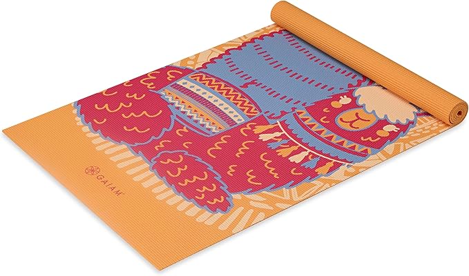 Gaiam Kids Yoga Mat Exercise Mat, Yoga for Kids with Fun Prints - Playtime for Babies, Active & Calm Toddlers and Young Children (60" L x 24" W x 3mm Thick)