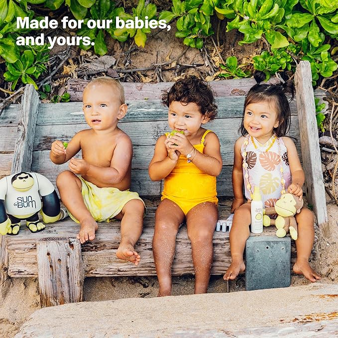 Sun Bum Baby Bum Mineral SPF 50 Roll-On Sunscreen - Vegan and Hawaii 104 Act Compliant (Without Octinoxate & Oxybenzone) - Broad Spectrum Moisturizing UVA/UVB - Roller Ball Sunscreen Lotion - 3 oz