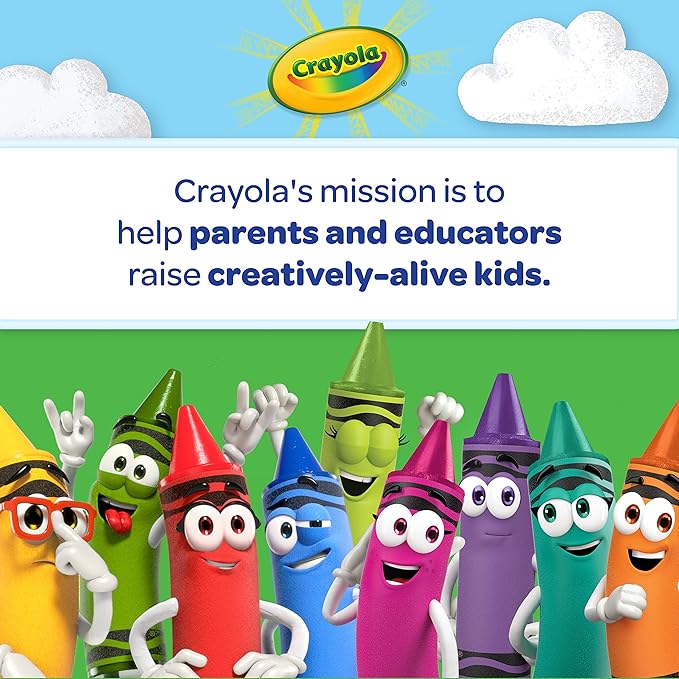 Crayola Large Egg Crayons (12ct), Jumbo Washable Crayons for Toddlers, Preschool Art Supplies for Toddlers, Classroom Must Have, Ages 1+