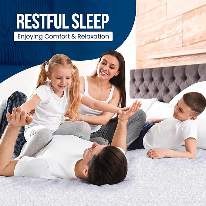 Utopia Bedding Waterproof Mattress Protector Full XL Size 2 Pack, 200 GSM Breathable Terry Mattress Cover, Fitted Style with Stretchable Pockets (White)