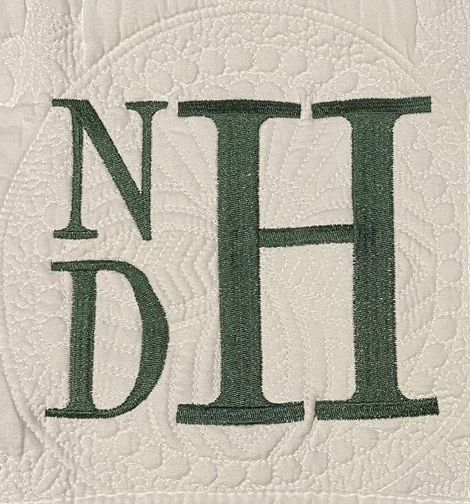 Personalized Baby Blanket Baby Quilt Monogrammed Blankets for Boys and Girls Embroidered Baby Gifts Monogram2