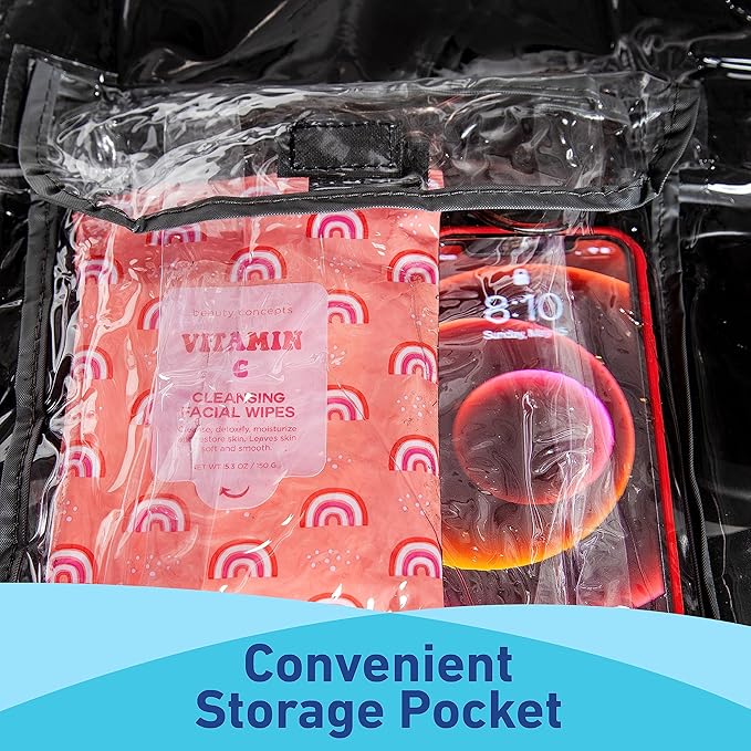 Graco Baby Jogging Stroller Universal Rain Cover, Ventilated Weather Shield, Waterproof, Windproof, Versatile Size to Fit Most Jogging Strollers, Vinyl, Clear, Plastic