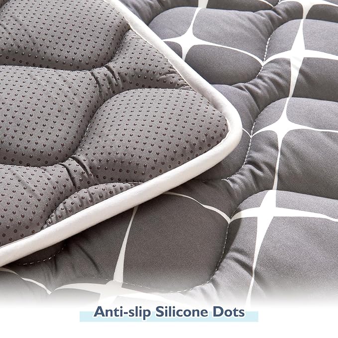 High-Density Foam Baby Play Mat, 36x36 Inches Thicken One-Piece Comfortable and Soft Playmat, Non Slip Machine Washable Floor Mat for Infants, Tapete para Bebes,Toddlers