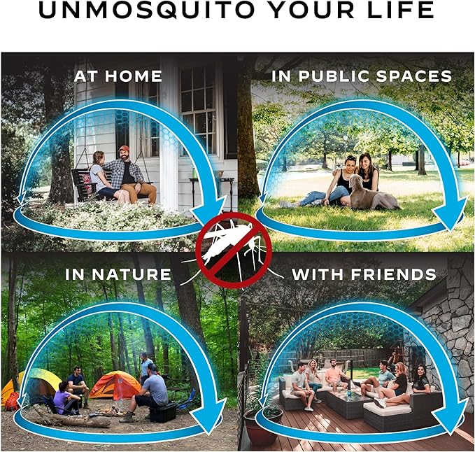 Thermacell E-Series Rechargeable Mosquito Repeller with 20’ Mosquito Protection Zone; Bug Spray Alternative; Scent Free