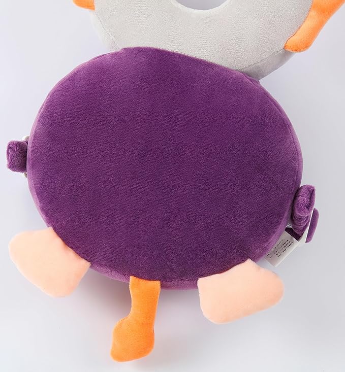 Feidoog Baby Head Protector Cushion Backpack with 3 Baby Knee Pads for Walking & Crawling,Purple Devil